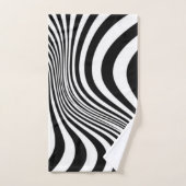 Zebra Skin Print Texture Pattern-88488 Badhandtuch Set (Handtuch)