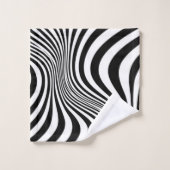 Zebra Skin Print Texture Pattern-88488 Badhandtuch Set (Waschlappen)