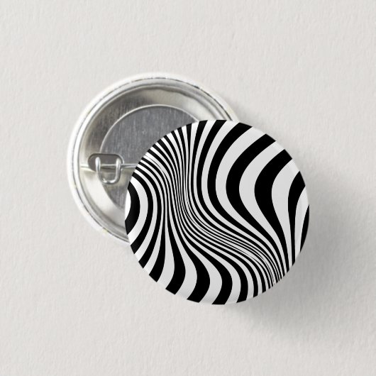 Zebra Skin Print Texture Pattern-88488 Button (Vorne & Hinten)