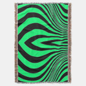 Zebra Skin Print Texture Pattern-88488 Decke (Vorderseite Vertikal)