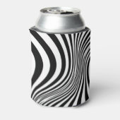 Zebra Skin Print Texture Pattern-88488 Dosenkühler (Kanne Rückseite)