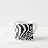 Zebra Skin Print Texture Pattern-88488 Espressotasse (Vorderseite Rechts)