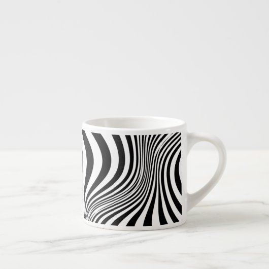 Zebra Skin Print Texture Pattern-88488 Espressotasse (Rechts)