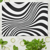 Zebra Skin Print Texture Pattern-88488 Geschirrtuch (Gefaltet)
