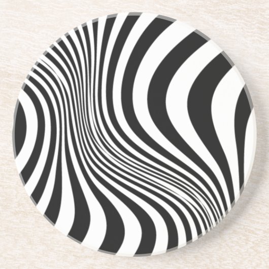 Zebra Skin Print Texture Pattern-88488 Getränkeuntersetzer (Vorne)