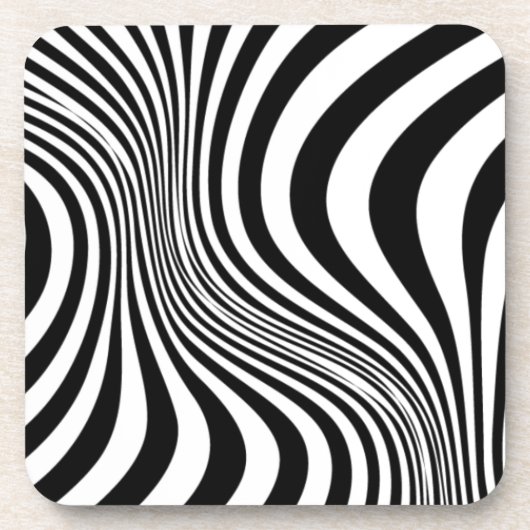 Zebra Skin Print Texture Pattern-88488 Getränkeuntersetzer (Vorderseite)