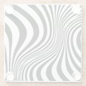 Zebra Skin Print Texture Pattern-88488 Glasuntersetzer (Rückseite)