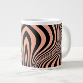 Zebra Skin Print Texture Pattern-88488 Jumbo-Tasse (Vorderseite Rechts)
