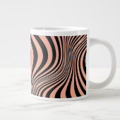 Zebra Skin Print Texture Pattern-88488 Jumbo-Tasse (Rechts)