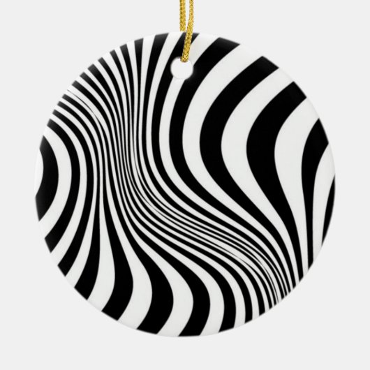 Zebra Skin Print Texture Pattern-88488 Keramik Ornament (Vorne)