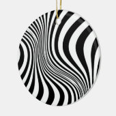 Zebra Skin Print Texture Pattern-88488 Keramik Ornament (Links)