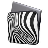 Zebra Skin Print Texture Pattern-88488 Laptopschutzhülle (Vorderseite Links)