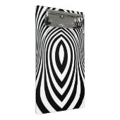 Zebra Skin Print Texture Pattern-88488 Mini Klemmbrett (Schrägansicht)