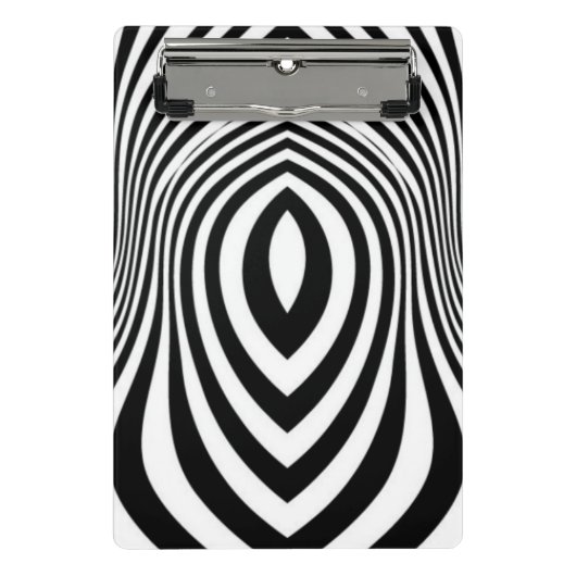 Zebra Skin Print Texture Pattern-88488 Mini Klemmbrett (Vorderseite)