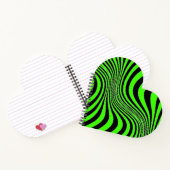Zebra Skin Print Texture Pattern-88488 Notizblock (Innenseite)