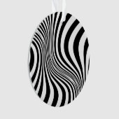 Zebra Skin Print Texture Pattern-88488 Ornament (Vorderseite)