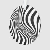Zebra Skin Print Texture Pattern-88488 Ornament (Vorderseite)