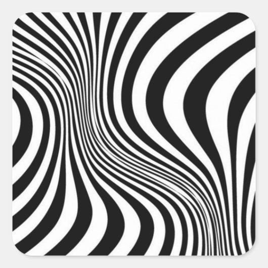 Zebra Skin Print Texture Pattern-88488 Quadratischer Aufkleber (Vorderseite)