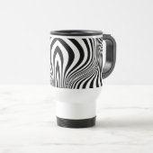 Zebra Skin Print Texture Pattern-88488 Reisebecher (VorderseiteRechts)