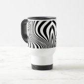 Zebra Skin Print Texture Pattern-88488 Reisebecher (Vorderseite Links)