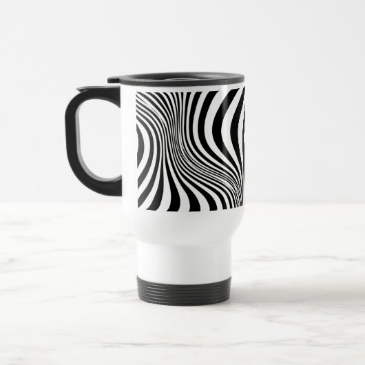 Zebra Skin Print Texture Pattern-88488 Reisebecher (Links)