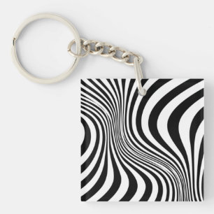 Zebra Skin Print Texture Pattern-88488 Schlüsselanhänger
