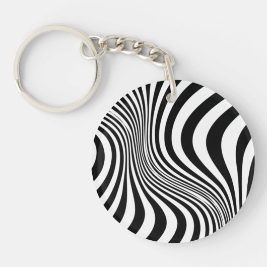 Zebra Skin Print Texture Pattern-88488 Schlüsselanhänger (Vorderseite)