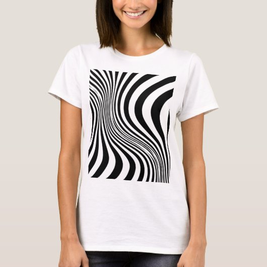 Zebra Skin Print Texture Pattern-88488 T-Shirt (Vorderseite)