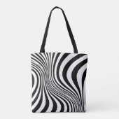 Zebra Skin Print Texture Pattern-88488 Tasche (Rückseite)