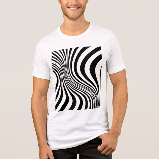 Zebra Skin Print Texture Pattern-88488 Tri-Blend Shirt (Vorderseite)