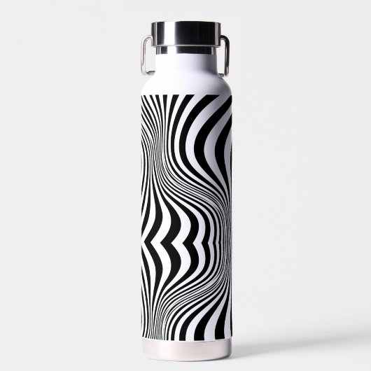 Zebra Skin Print Texture Pattern-88488 Trinkflasche (Vorne)