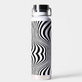 Zebra Skin Print Texture Pattern-88488 Trinkflasche (Rückseite)