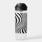 Zebra Skin Print Texture Pattern-88488 Trinkflasche (Rückseite)