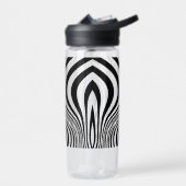 Zebra Skin Print Texture Pattern-88488 Trinkflasche (Links)