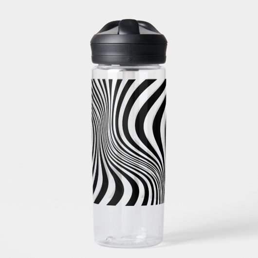 Zebra Skin Print Texture Pattern-88488 Trinkflasche (Vorderseite)