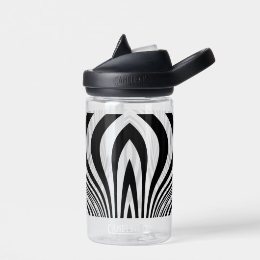 Zebra Skin Print Texture Pattern-88488 Trinkflasche (Links)