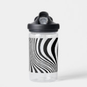 Zebra Skin Print Texture Pattern-88488 Trinkflasche (Vorne)