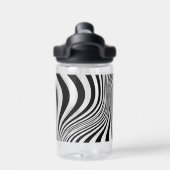 Zebra Skin Print Texture Pattern-88488 Trinkflasche (Rückseite)
