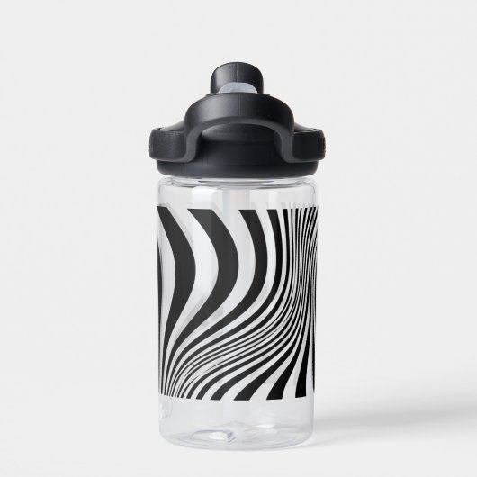 Zebra Skin Print Texture Pattern-88488 Trinkflasche (Rückseite)