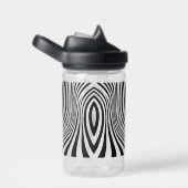 Zebra Skin Print Texture Pattern-88488 Trinkflasche (rechts)