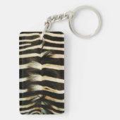 Zebra Skin Schlüsselanhänger (Rückseite)