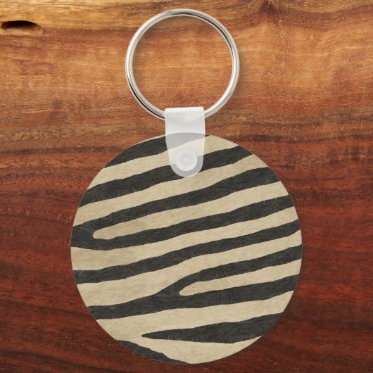Zebra Skin Schlüsselanhänger (Vorderseite)