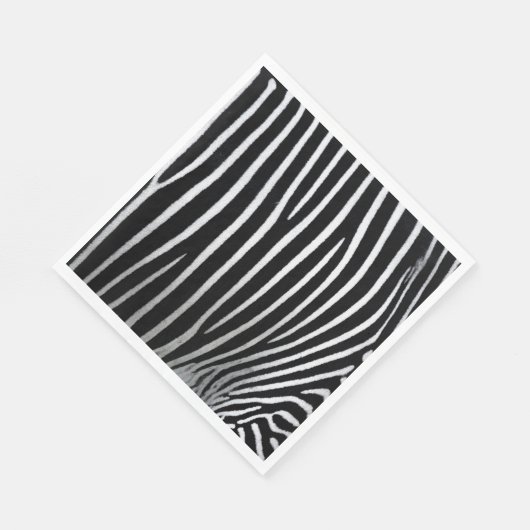 Zebra Skin Serviette (Ecke)