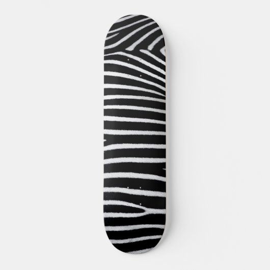 Zebra Skin Skateboard (Vorderseite)