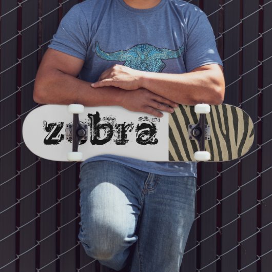 Zebra Skin Skateboard (Außenbereich 3)