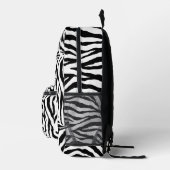 Zebra-Skin-Tarnung Bedruckter Rucksack (Rechts)