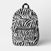 Zebra-Skin-Tarnung Bedruckter Rucksack (Vorderseite)
