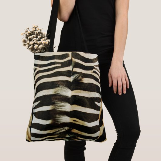 Zebra Skin Tasche (Von Nahem)