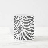 Zebra-Skin-Textur (Hintergrundfarbe hinzufügen/änd Mattglastasse (Vorderseite Links)