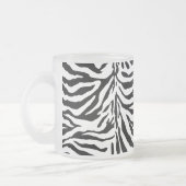 Zebra-Skin-Textur (Hintergrundfarbe hinzufügen/änd Mattglastasse (Links)